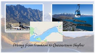 Driving from Frankton to Queenstown Skyline (New Zealand)