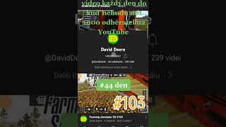 video každý den do kuď nebudu mít 1000 odběratel na YouTube  #daviddeere #youtube #1000subscribers