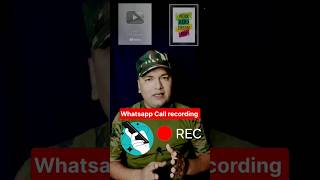 Whatsapp Call recording 👈 #shortsvideo #whatsapp #recording