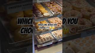 Hard decisions 🍩🤣🤔 #short #shortvideo #doughnuts #viral