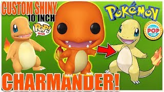 How to make a GIANT SHINY CHARMANDER Funko POP! | DIY Custom Painting POP Figures