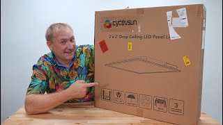 CycevSun 2x2 LED Lighting Unboxing / Install