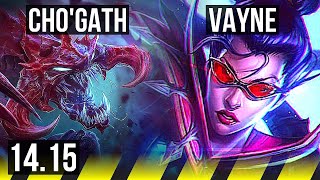 CHO'GATH & Seraphine vs VAYNE & Thresh (ADC) | 6k comeback, Rank 8 Cho | BR Grandmaster | 14.15