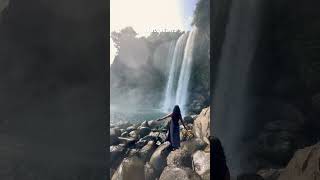 Jeongbang waterfalls #shorts #ytshorts #waterfalls #bts