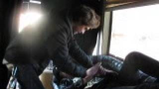 Breathe Carolina - on the tour bus before the show 2011