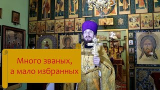 Много званых, а мало избранных. Проповедь в Неделю 14-ю по Пятидесятнице, по Воздвижении.