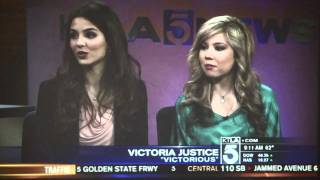 Jennette McCurdy and Victoria Justice KTLA Interview