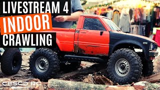 INDOOR RC CRAWLER COURSE - Winter Dream Indoor RC CRAWLER DEMO TRAIL Livestream 4 2018