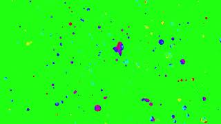 colorful decorations overlay cartoon animated overlay green screen video copyright free