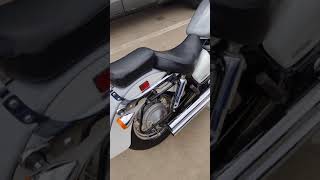 Honda Shadow sound with straight pipes