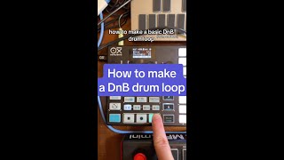 How to make a basic DnB drum loop #shorts