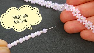 How to make a simple and beautiful beaded bracelet