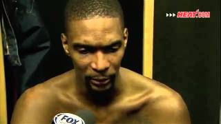 Chris Bosh Postgame Interview   Heat vs Cavaliers   February 11, 2015   NBA 2014 15 Season