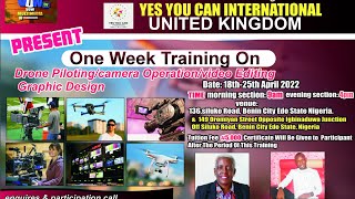 highlights of the One week training organized by  vow multimedia inconjunction with Y.Y.C.I UK