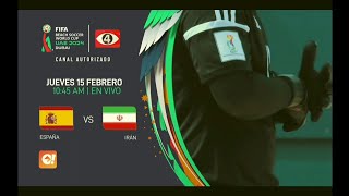 Canal 4 TCS El Salvador | Mundial Fútbol Playa Emiratos Árabes Unidos 2024 España vs Irán (Anuncio)