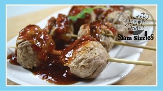 Thai Street Vendor Style Pork Meatballs Recipe