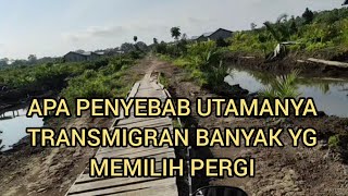 puluhan rumah kosong di transmigrasi ini kemana penghuni nya???