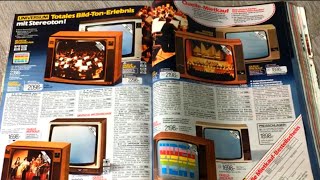 TV Fernseher Geräte im Quelle Katalog 1982 Universum