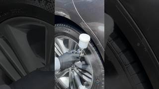 Wheel/tire cleaning | ASMR #Shorts #Viral #Trending #ASMR #Satisfying #Detailing #Clean #CarWash