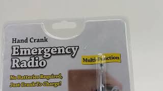 Hand Crank Emergency Radio