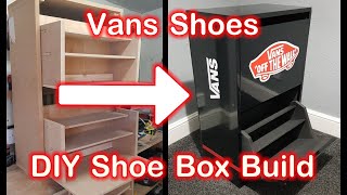 How To Make a DIY Vans Shoe Box | Ideal For Storing Trainers & Shoes