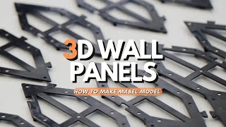 EASY TO INSTALL ,MODULAR & INNOVATIVE 3D WALL PANELS