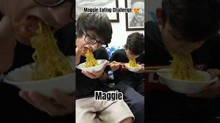 Maggie Eating Challenge Asmr 😍 || #food #funny #spicynoodleschallenge #souravjoushivlogs #shorts ||