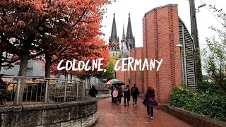 Cologne City Walk Shopping Street Autumn 2023