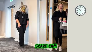 BEST SCARE CAM Priceless Reactions 2024😈#88 | Funny Videos TikTok🤣🤣 | CoCo Scare Cam |