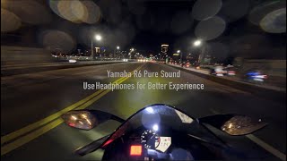 [Pure Sound 4K] | YAMAHA R6 | Light rain after workout | POV Sound | Akrapovic Exhaust | ASMR