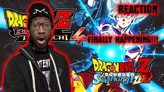 DRAGON BALL: Sparking! ZERO [REACTION] Finally Tenkaichi 4!!