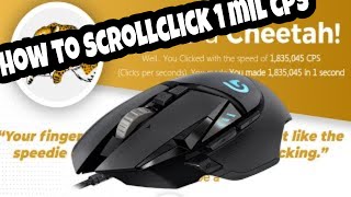 How to Scrollclick 1000 cps on any mouse! 1000 cps GODBRIDGE Instantly Banned on Hypixel?