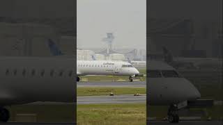 🛫 Lufthansa Bombardier CRJ-900LR D-ACNC taking off at Frankfurt Airport (FRA) #planespotting