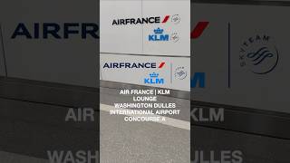 Air France KLM lounge - Washington Dulles International Airport (IAD) - Concourse A #AirFrance #KLM