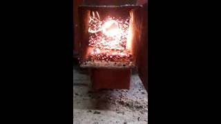 Rocket stove barrel ''wood pellet burner''