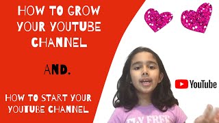 How to grow your Youtube channel!