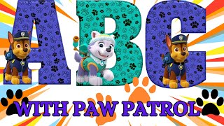 Paw Patrol Alphabet Song |paw patrol🎵 | Learn ABCs with Your Favorite Pups! 🐶✨