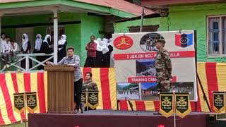 NCC ORGANISES TRAINING CAMP AT LINE OF CONTROL IN J&K's KERAN