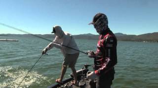 Frog Fishing on Clear Lake CA with Aaron Britt