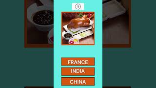 Can You Guess The Country by its Famous Food???