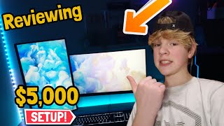 I reacted to my viewers gaming setups...