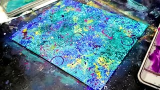 Bright & Colourful Abstract Painting Tutorial Part 1 of 2