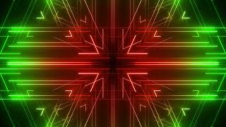 4K Neon Multicolored lines Background Animation 7