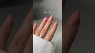 Pink French Tips #nails #nailsnailsnails #trending #nailart #asmr #nailinspo