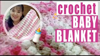 Baby Blanket with 2 views / how to crochet - BY LAURA CEPEDA