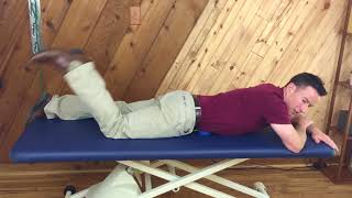 Lower back pain relief with psoas release technique