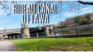 Rideau Canal Ottawa 4K ~ Ontario 🇨🇦 | Things to do in Ottawa | tourist places Ottawa