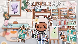 Creative workshop furniture pack OUT NOW 💐🎧