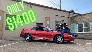 My 1998 ford mustang for $1400!!!