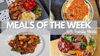 MEALS OF THE WEEK | WHAT'S FOR DINNER | FAMILY MEAL IDEAS | EASY HOMEMADE FOOD | FAMILY MEALS UK |